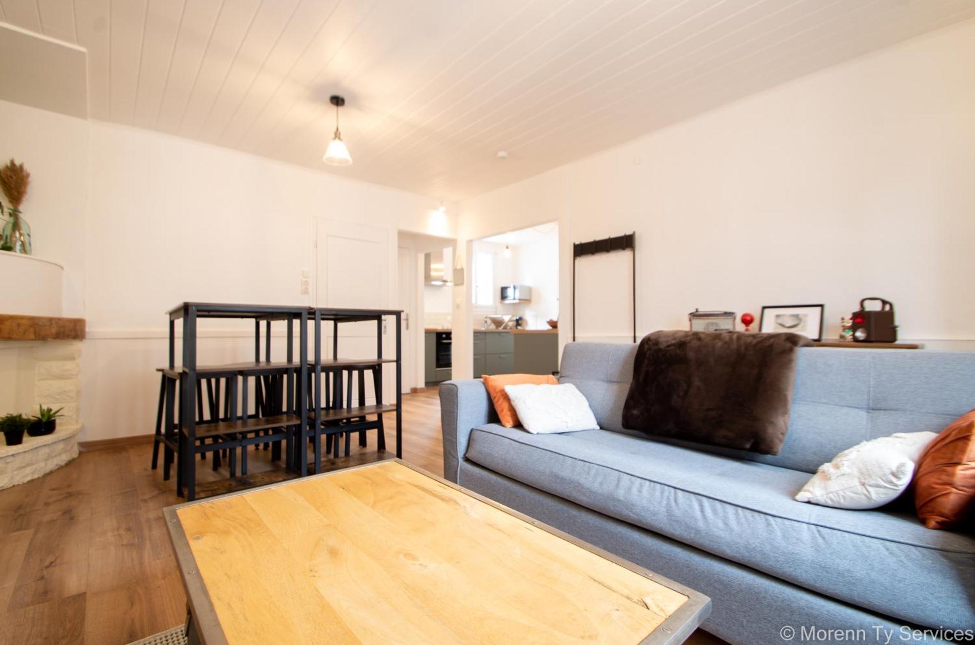 T2 Spacieux Proche Gare - Ty An Hael Appartement
