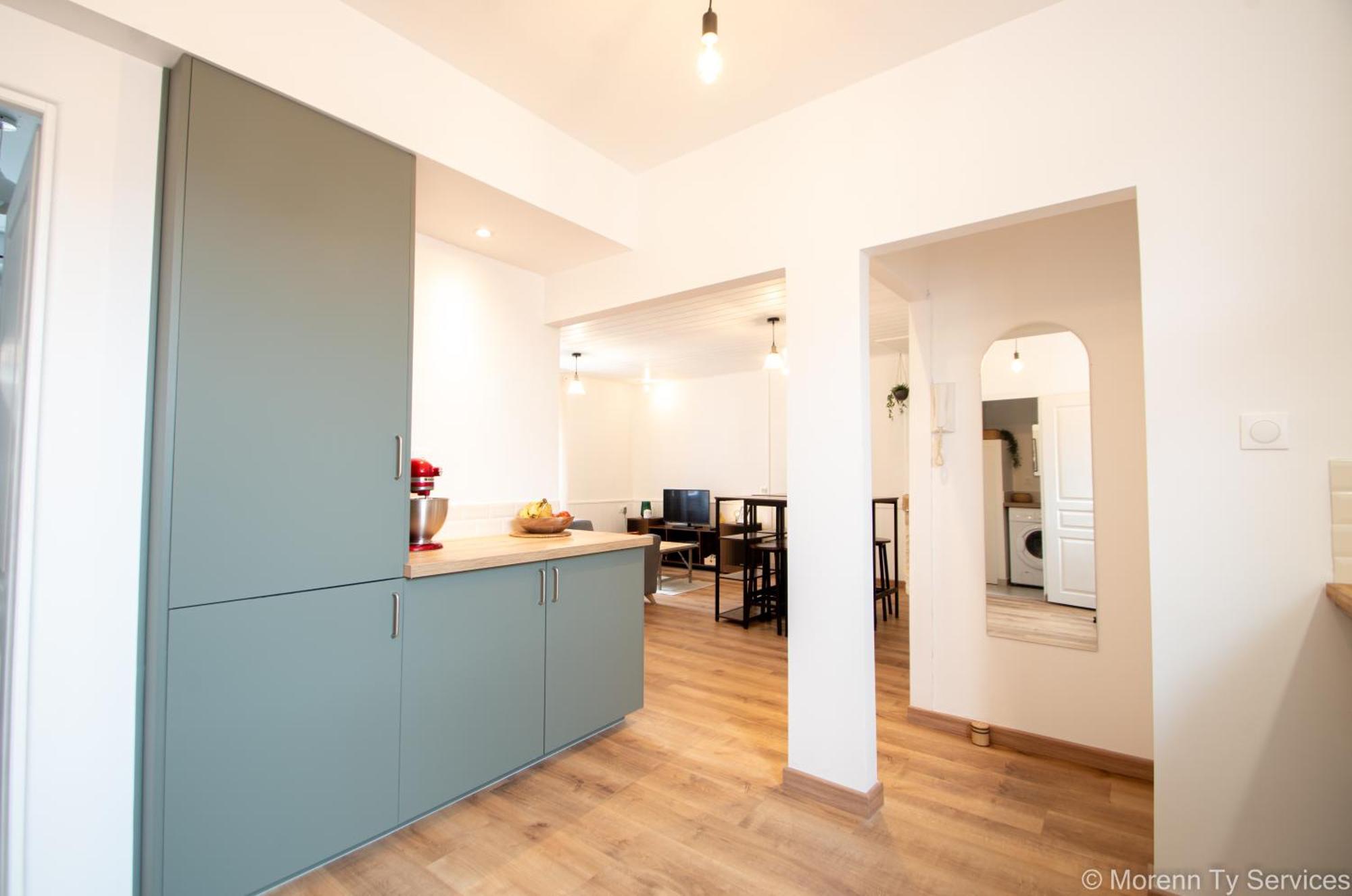 T2 Spacieux Proche Gare - Ty An Hael Appartement *