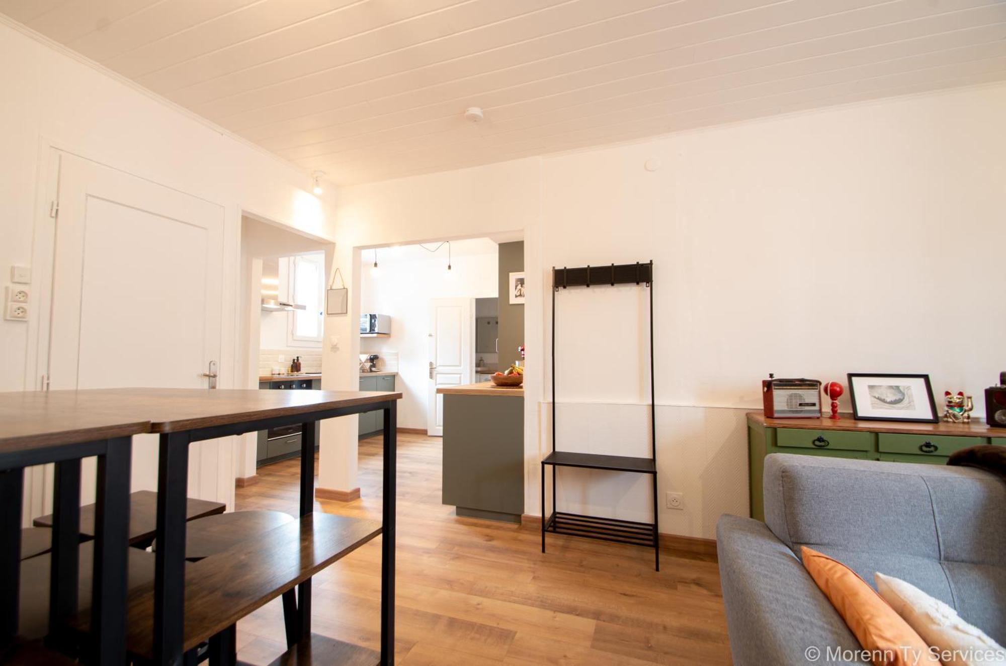 Appartement T2 Spacieux Proche Gare - Ty An Hael *