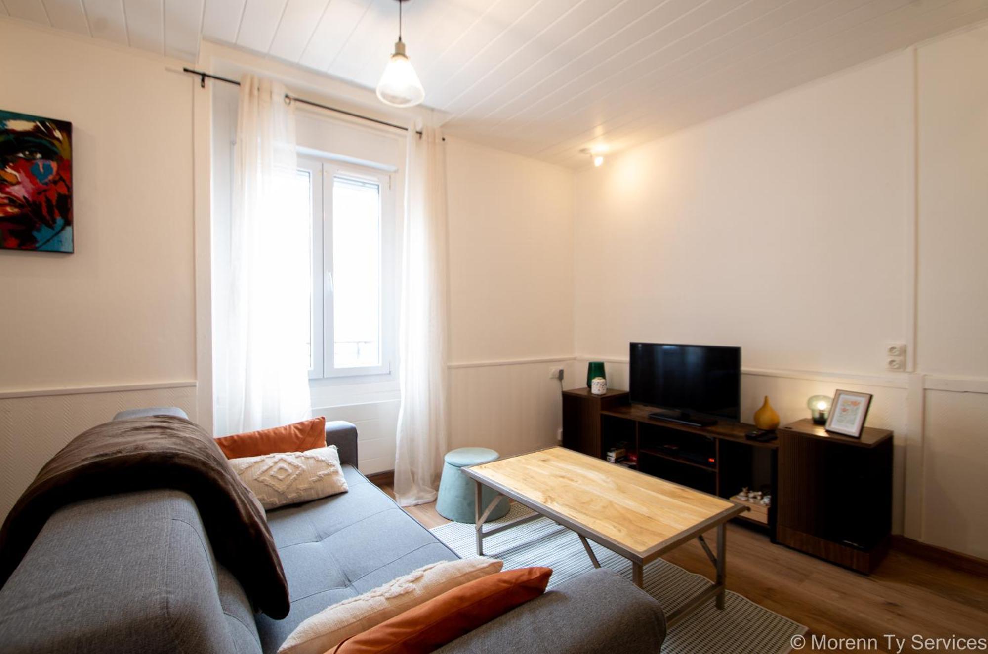 T2 Spacieux Proche Gare - Ty An Hael Appartement *