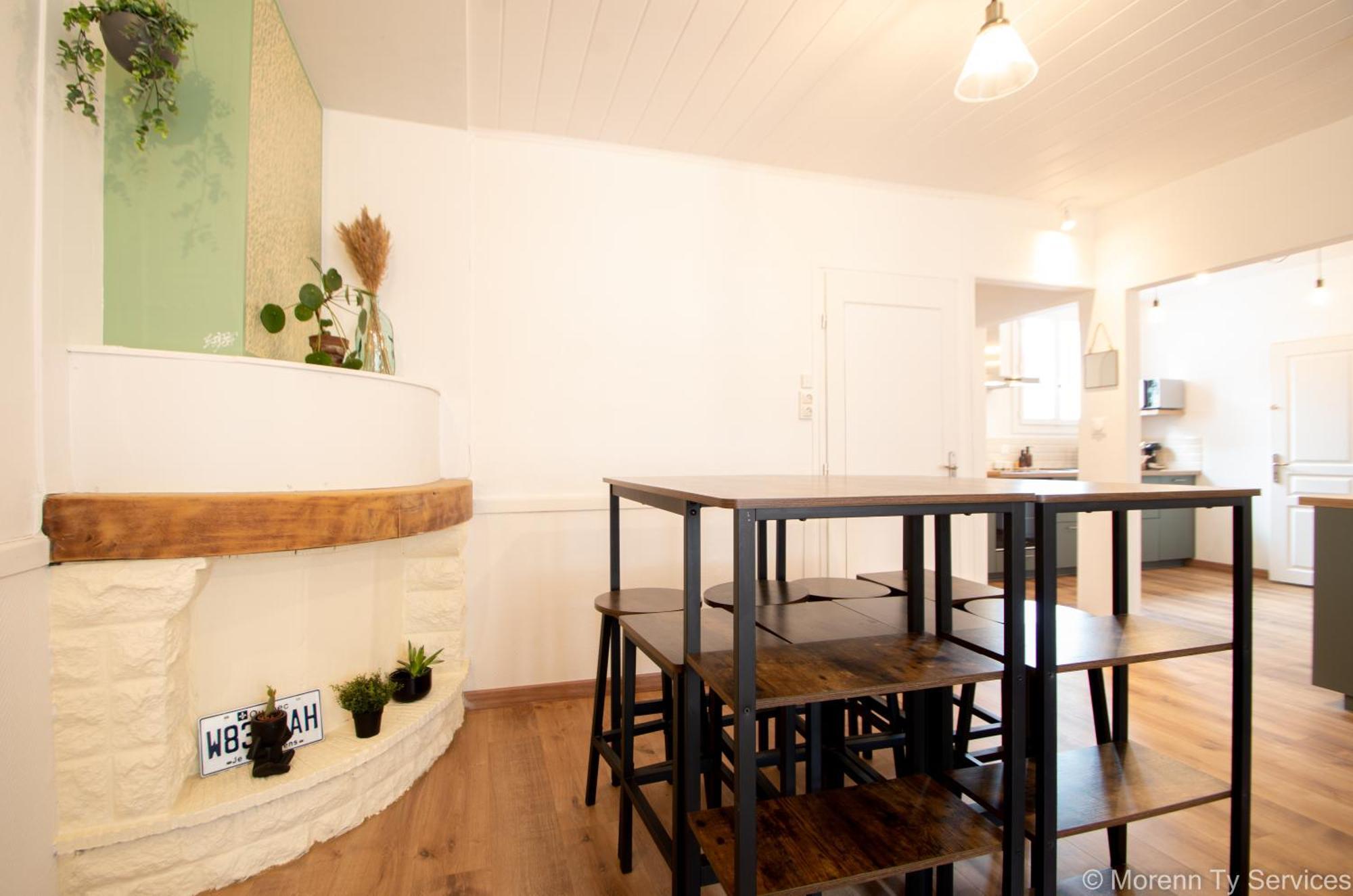 T2 Spacieux Proche Gare - Ty An Hael Appartement *